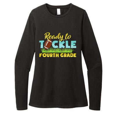 Back To School Outfit Ready To Tackle Fourth Grade Womens CVC Long Sleeve Shirt