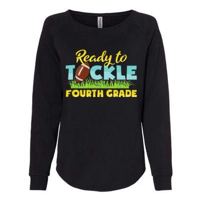 Back To School Outfit Ready To Tackle Fourth Grade Womens California Wash Sweatshirt