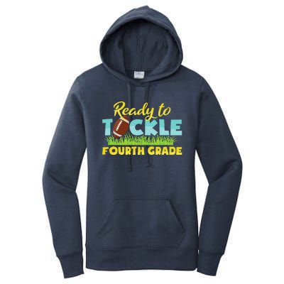 Back To School Outfit Ready To Tackle Fourth Grade Women's Pullover Hoodie