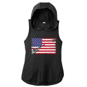 Best Trap Shooting Skeet Shooting Clay Target Ladies PosiCharge Tri-Blend Wicking Draft Hoodie Tank