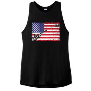 Best Trap Shooting Skeet Shooting Clay Target Ladies PosiCharge Tri-Blend Wicking Tank