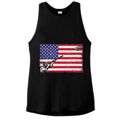 Best Trap Shooting Skeet Shooting Clay Target Ladies PosiCharge Tri-Blend Wicking Tank