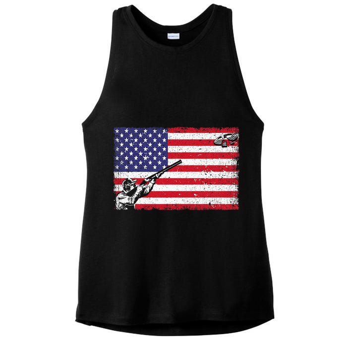 Best Trap Shooting Skeet Shooting Clay Target Ladies PosiCharge Tri-Blend Wicking Tank