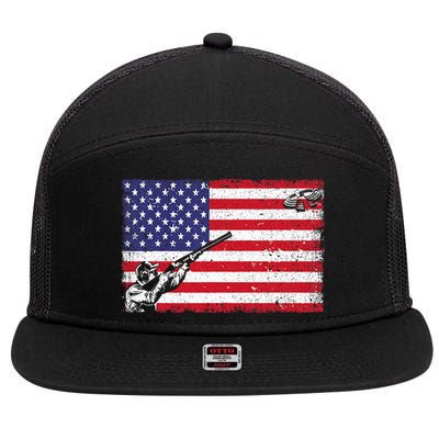 Best Trap Shooting Skeet Shooting Clay Target 7 Panel Mesh Trucker Snapback Hat