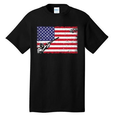 Best Trap Shooting Skeet Shooting Clay Target Tall T-Shirt