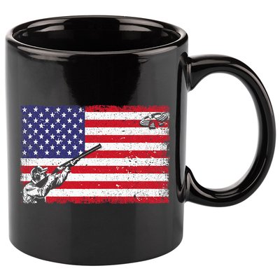 Best Trap Shooting Skeet Shooting Clay Target 11oz C Handle Ceramic Mug