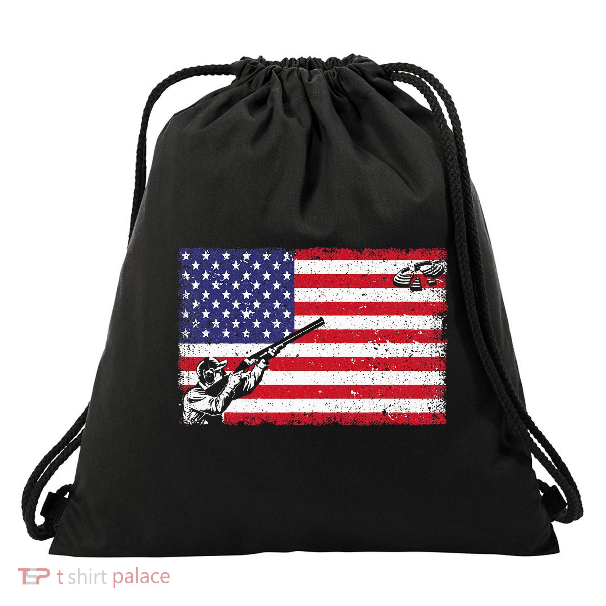 Best Trap Shooting Skeet Shooting Clay Target Drawstring Bag