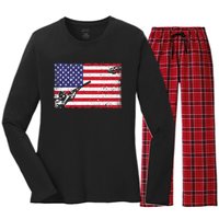 Best Trap Shooting Skeet Shooting Clay Target Women's Long Sleeve Flannel Pajama Set 