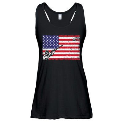 Best Trap Shooting Skeet Shooting Clay Target Ladies Essential Flowy Tank