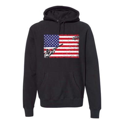 Best Trap Shooting Skeet Shooting Clay Target Premium Hoodie