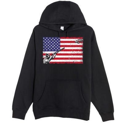Best Trap Shooting Skeet Shooting Clay Target Premium Pullover Hoodie