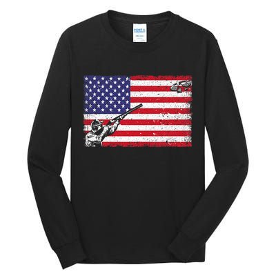 Best Trap Shooting Skeet Shooting Clay Target Tall Long Sleeve T-Shirt