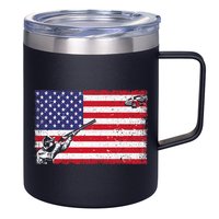 Best Trap Shooting Skeet Shooting Clay Target 12oz Stainless Steel Coffee Mug