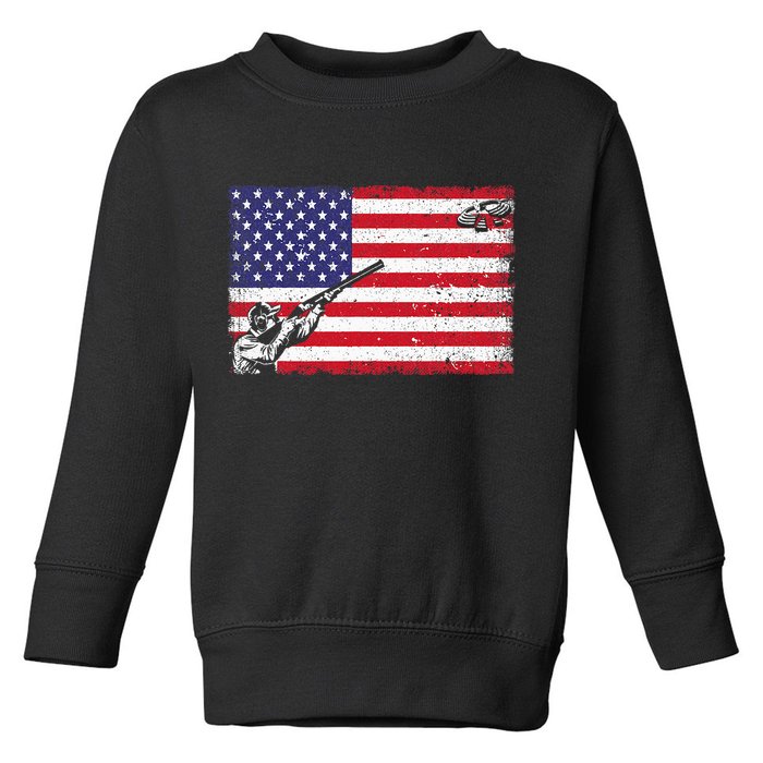 Best Trap Shooting Skeet Shooting Clay Target Toddler Sweatshirt