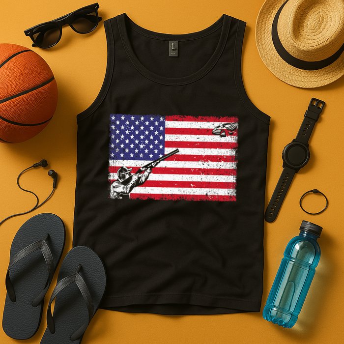Best Trap Shooting Skeet Shooting Clay Target Tank Top