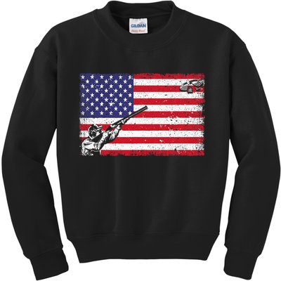 Best Trap Shooting Skeet Shooting Clay Target Kids Sweatshirt