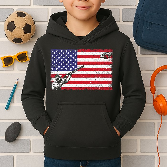 Best Trap Shooting Skeet Shooting Clay Target Kids Hoodie
