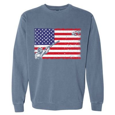 Best Trap Shooting Skeet Shooting Clay Target Garment-Dyed Sweatshirt