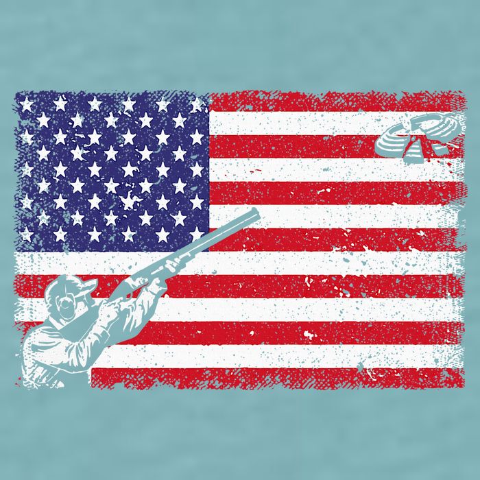 Best Trap Shooting Skeet Shooting Clay Target Sueded Cloud Jersey T-Shirt