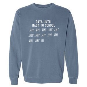 Back To School Kindergarten Teacher Funny Gift Garment-Dyed Sweatshirt