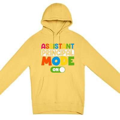 Back To School Assistant Principal Mode On Premium Pullover Hoodie