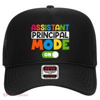 Back To School Assistant Principal Mode On High Crown Mesh Back Trucker Hat