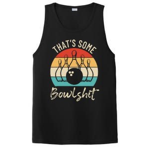 Bowling That's Some Bowlshit Retro Bowling Lovers Bowler PosiCharge Competitor Tank