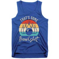 Bowling That's Some Bowlshit Retro Bowling Lovers Bowler Tank Top