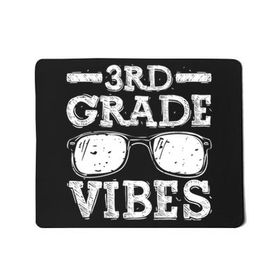 Back To School 3rd Grade Vibes Shirts First Day Of School Teacher Kids Mousepad