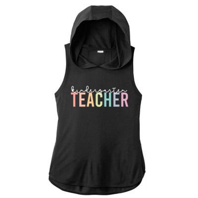 Back To School Matching Teacher Kindergarten Teachers Gift Ladies PosiCharge Tri-Blend Wicking Draft Hoodie Tank