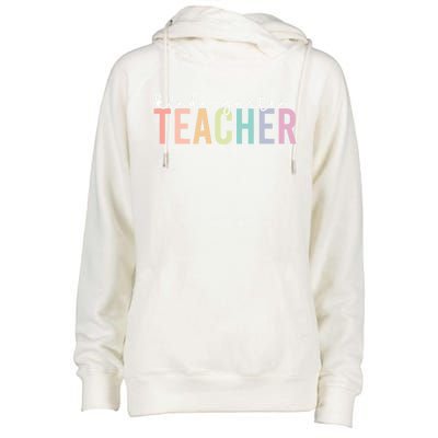 Back To School Matching Teacher Kindergarten Teachers Gift Womens Funnel Neck Pullover Hood