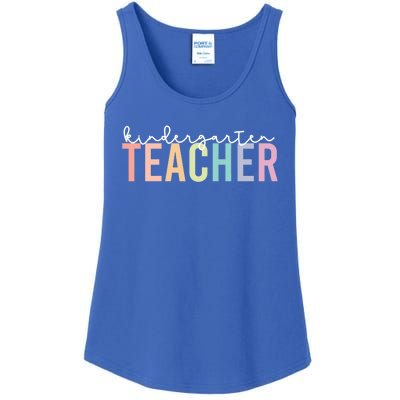 Back To School Matching Teacher Kindergarten Teachers Gift Ladies Essential Tank