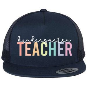 Back To School Matching Teacher Kindergarten Teachers Gift Flat Bill Trucker Hat