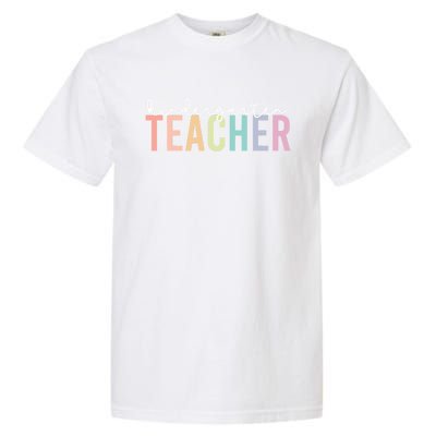 Back To School Matching Teacher Kindergarten Teachers Gift Garment-Dyed Heavyweight T-Shirt