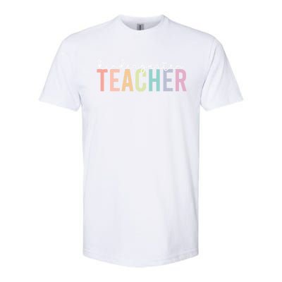 Back To School Matching Teacher Kindergarten Teachers Gift Softstyle CVC T-Shirt