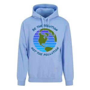 Be The Solution Not Pollution Environt Awareness Recycle Meaningful Gift Unisex Surf Hoodie