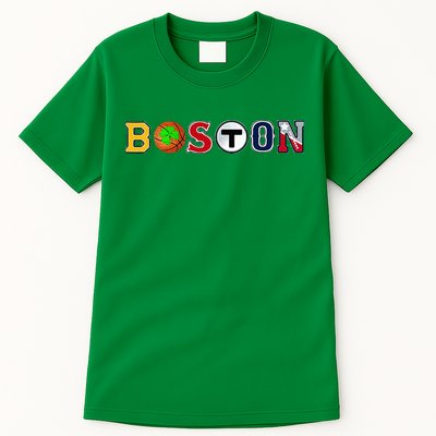 Bawston Townie Sports Fan Boston Mass New England Proud Tall T-Shirt