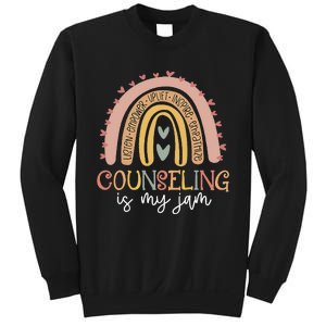 Back To School Counselor Counseling Is My Jam Rainbow Sweatshirt