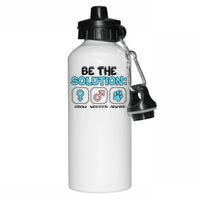 Be The Solution Spay Neuter Adopt Animal Lovers Aluminum Water Bottle