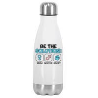 Be The Solution Spay Neuter Adopt Animal Lovers Stainless Steel Insulated Water Bottle