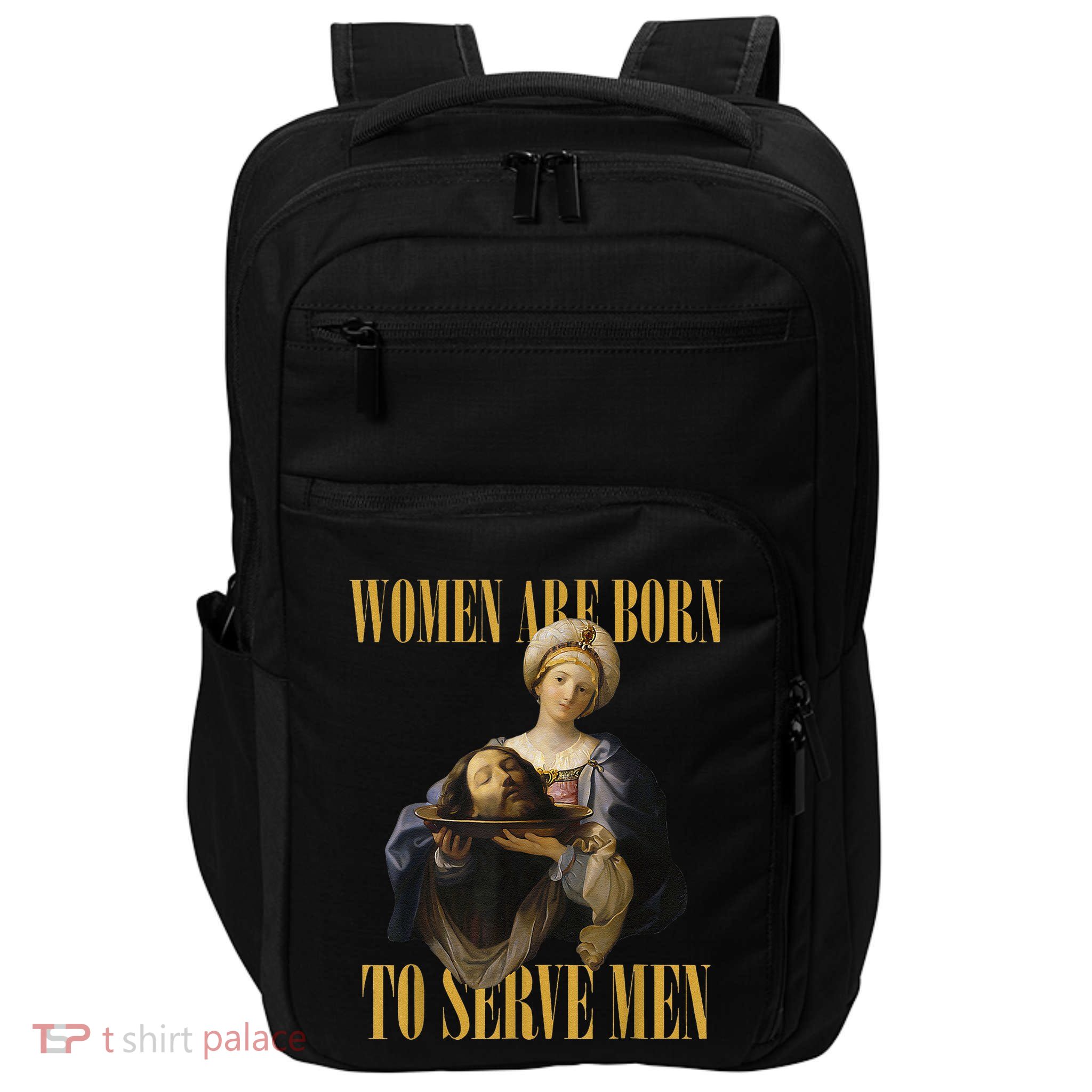 Born To Serve Christian Boss Motivational Funny Impact Tech Backpack