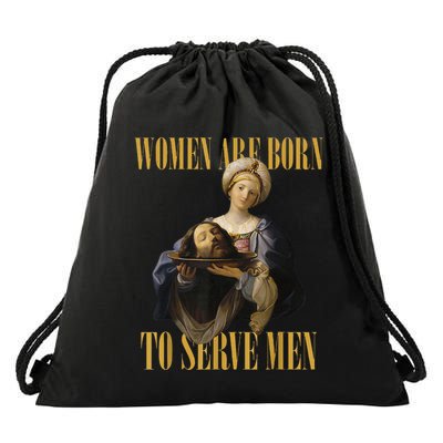 Born To Serve Christian Boss Motivational Funny Drawstring Bag