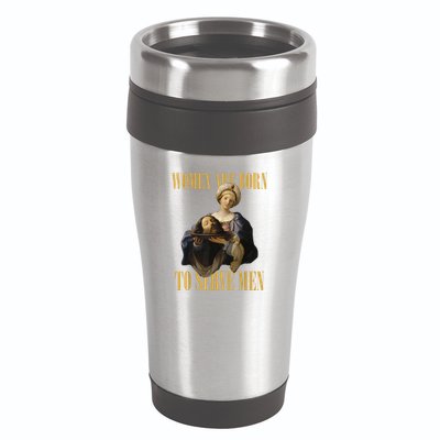 Born To Serve Christian Boss Motivational Funny 16oz Travel Tumbler