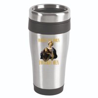 Born To Serve Christian Boss Motivational Funny 16oz Travel Tumbler