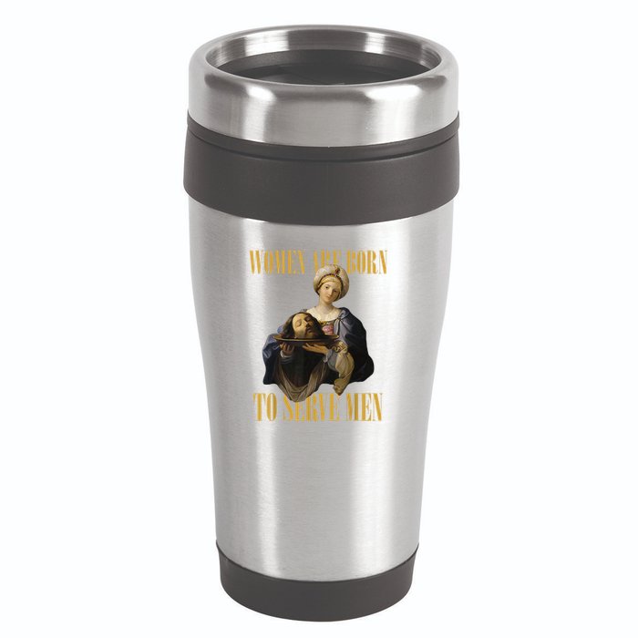 Born To Serve Christian Boss Motivational Funny 16oz Travel Tumbler
