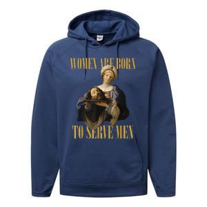 Born To Serve Christian Boss Motivational Funny Performance Fleece Hoodie