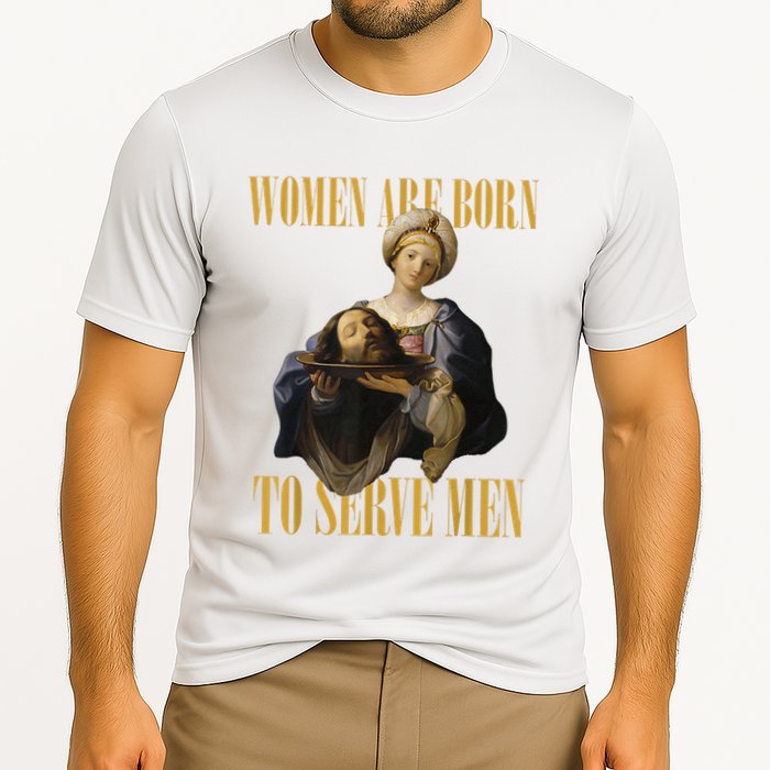 Born To Serve Christian Boss Motivational Funny Cooling Performance Crew T-Shirt