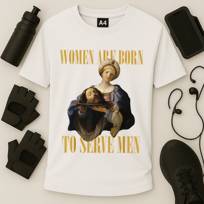Born To Serve Christian Boss Motivational Funny Cooling Performance Crew T-Shirt