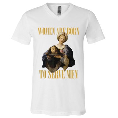 Born To Serve Christian Boss Motivational Funny V-Neck T-Shirt