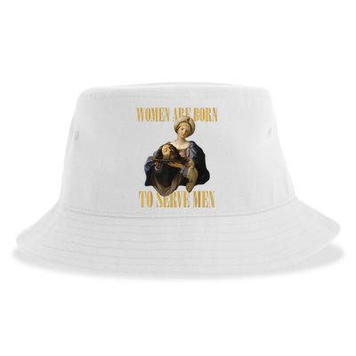 Born To Serve Christian Boss Motivational Funny Sustainable Bucket Hat